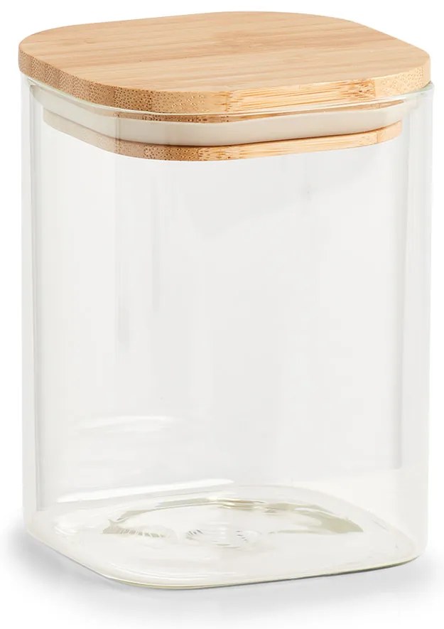 Kwadratowy słoik ze szczelnym wieczkiem, 900 ml