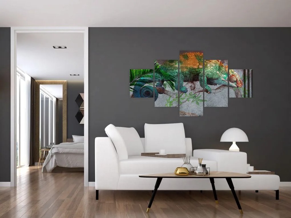 Obraz - Kameleon (125x70 cm)