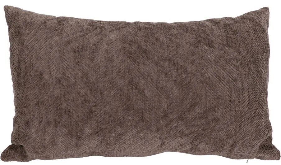 Poduszka Chenille Dark brown, 30 x 50 cm