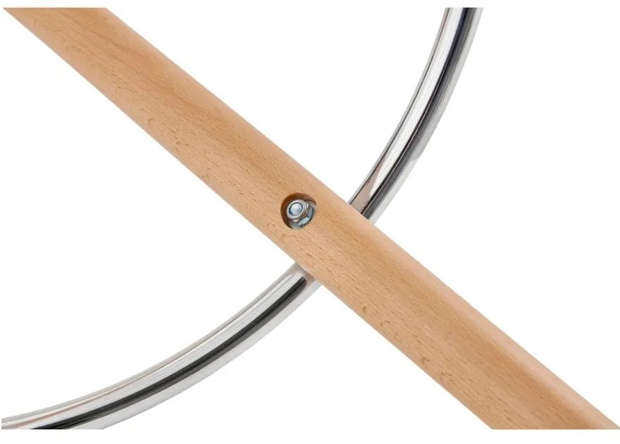 Czarny hoker Kokoon Anau, wys. siedziska 64 cm