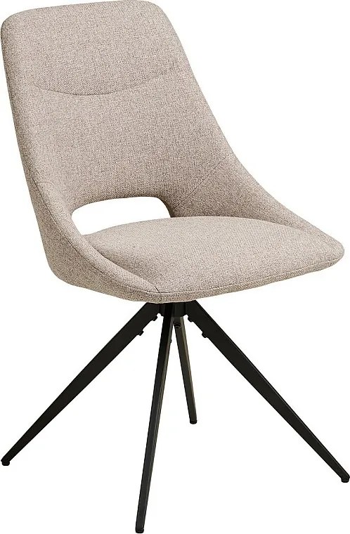 Zestaw 2 Krzeseł Dokka, Beżowy, 57,5x52x87,5 cm, Kendra Home