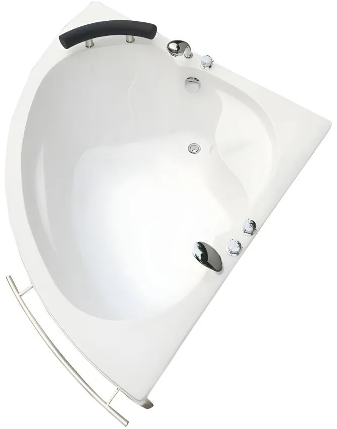 Wanna narożna NAVONA z kranami - 263 l - 135 x 135 x wys.54 cm