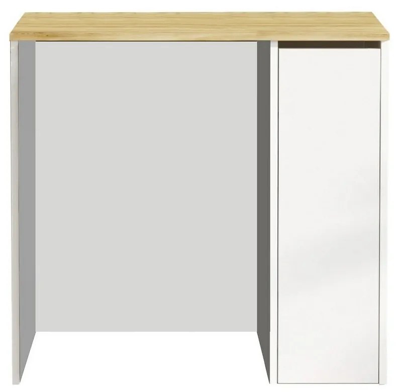 Szafka do pralki Saly White and Walnut