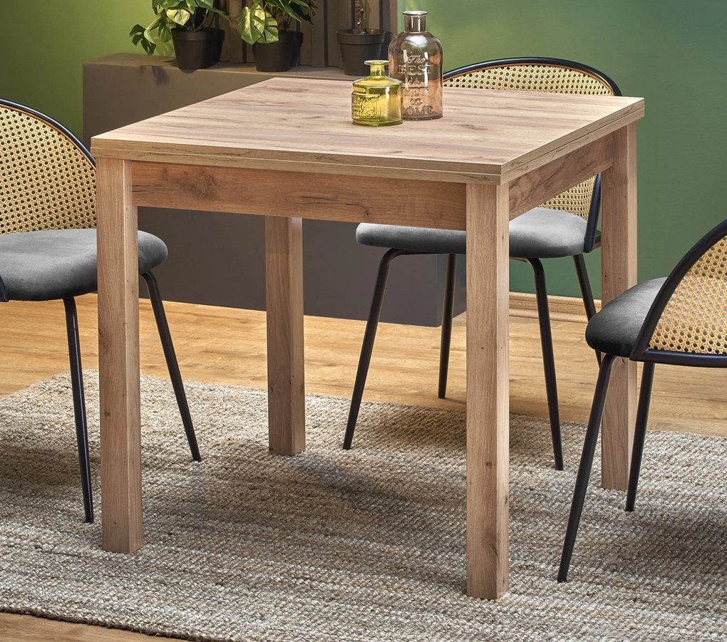 Rozkładany stół Gracjan w kolorze drewna