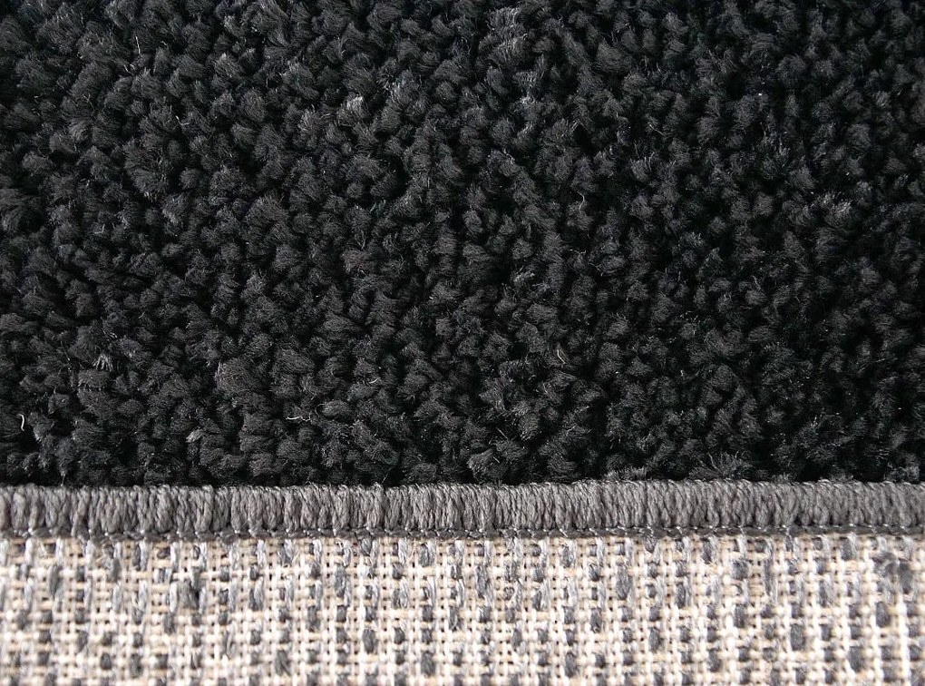 Dywan shaggy Best czarny 60 cm x 110 cm