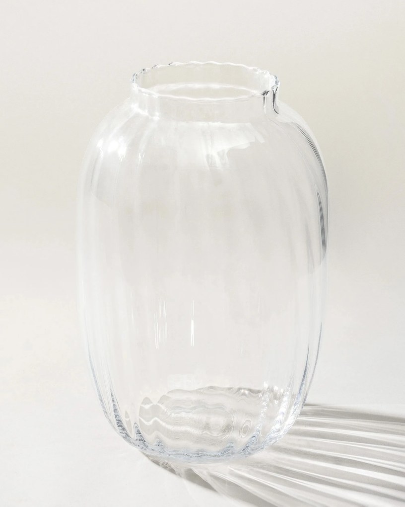 Wazon Glass Flow 18x18x28 cm