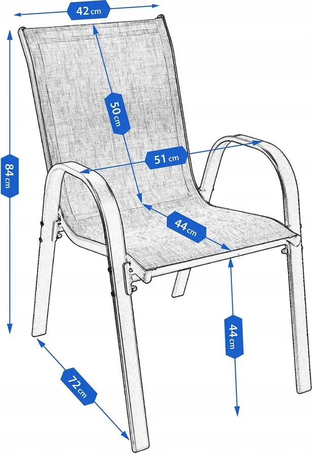 Nowoczesny beżowy zestaw ogrodowy M9-N13