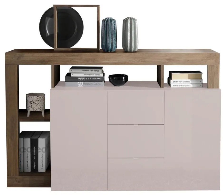 Komoda LENOR kaszmir/dąb