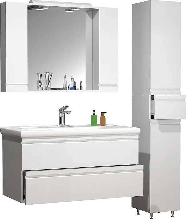 umywalka do mebli łazienkowych Silora Biały W. 180 x S. 130 x G. 46 cm