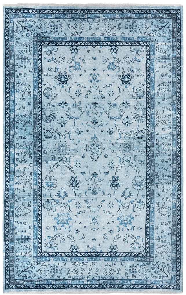 Dywan vintage Armand niebieski 80 cm x 150 cm