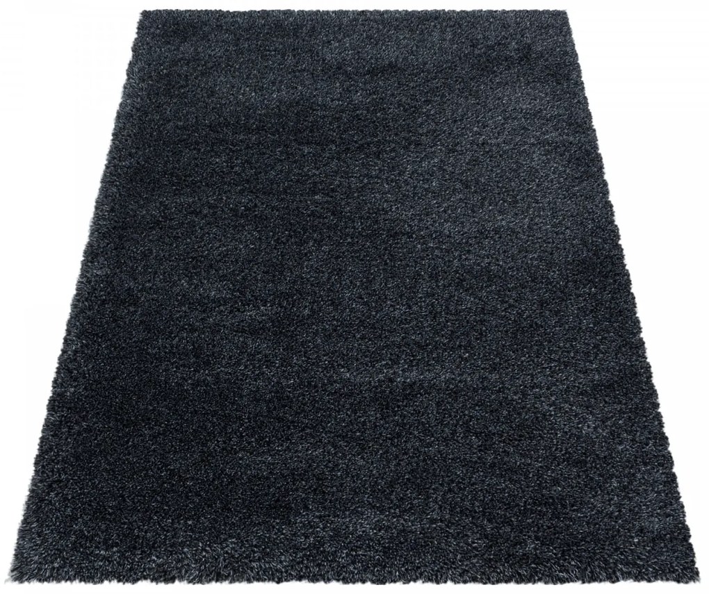 Dywan shaggy Fluffy Super Soft antracyt 60 cm x 110 cm