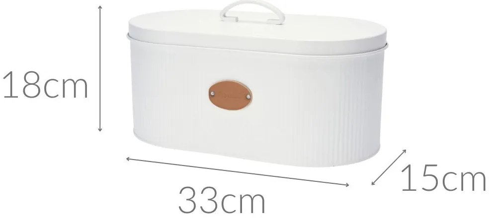 Chlebak metalowy OVAL w stylu retro
