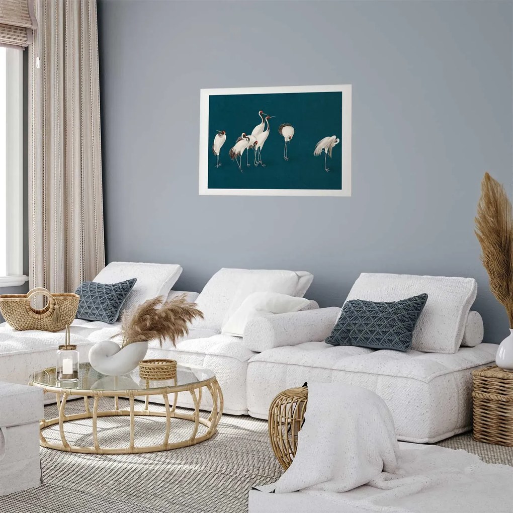 Plakat Wieczór nad stawem 60x40 cm bez ramy z marginesem ARTGEIST B