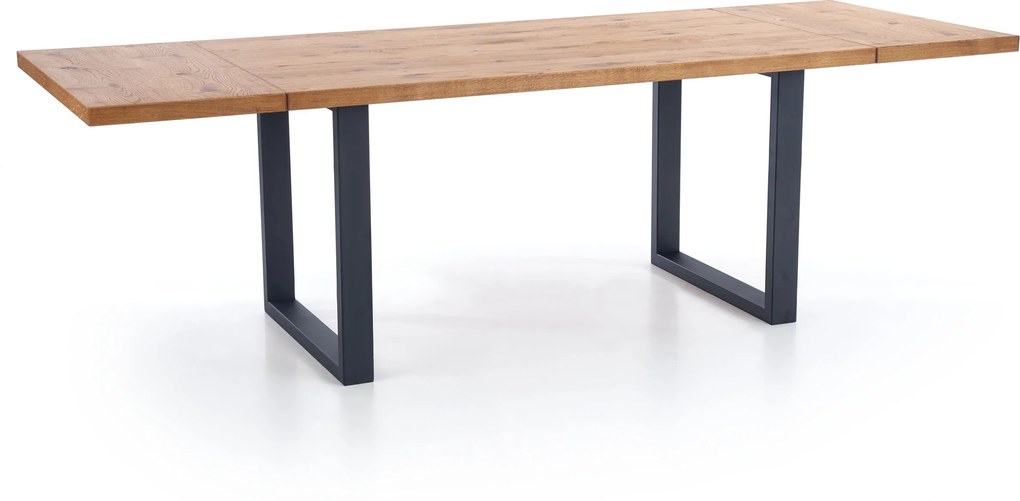 Industrialny stół Perez z rozkładanym blatem