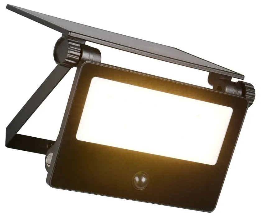 Lampa zewnętrzna ścienna LED z czujnikiem ruchu solarna (wysokość 17,5 cm) Moura – Trio