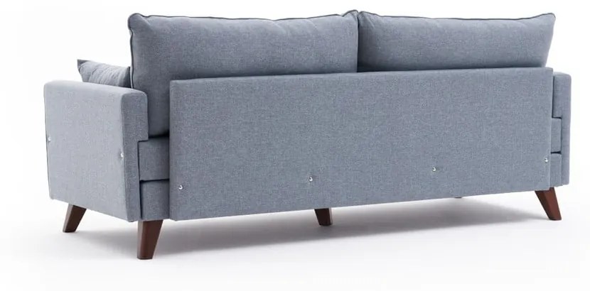 Jasnoniebieska rozkładana sofa 208 cm Bella – Balcab Home