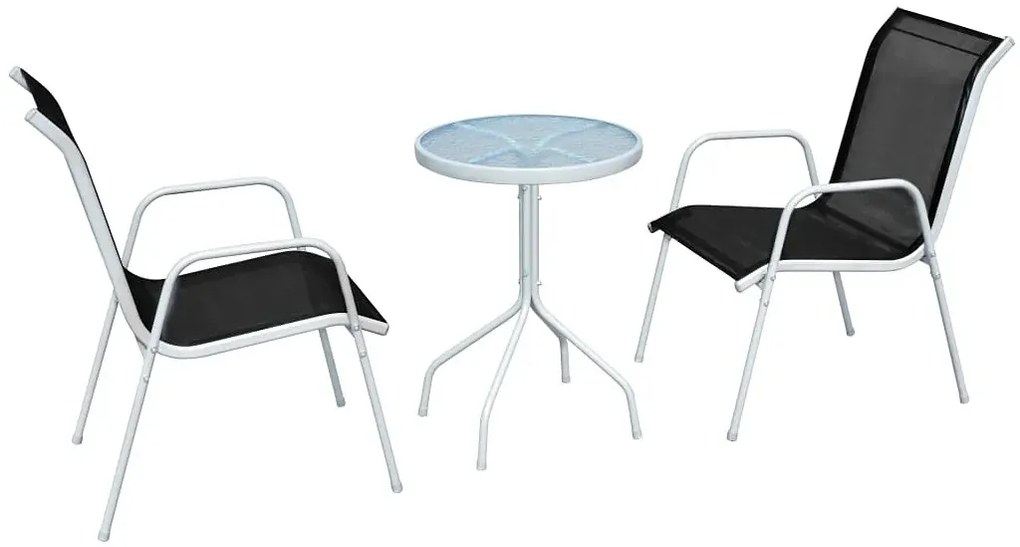 Zestaw mebli ogrodowych typu bistro - Tirena 3X