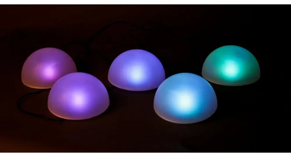 Solarne lampy zewnętrzne zestaw 5 szt. ø 15 cm – Garden Pleasure