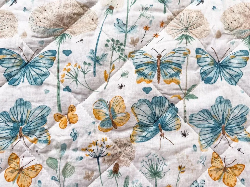 Narzuta na łóżko ELIVINE biały, 100% bawełna Rozmiar: 170 x 210 cm