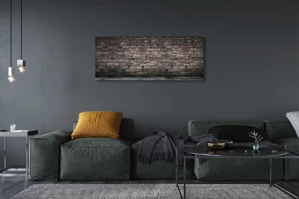 Zdjęcie na płótnie Mural Ceglany W Salonie