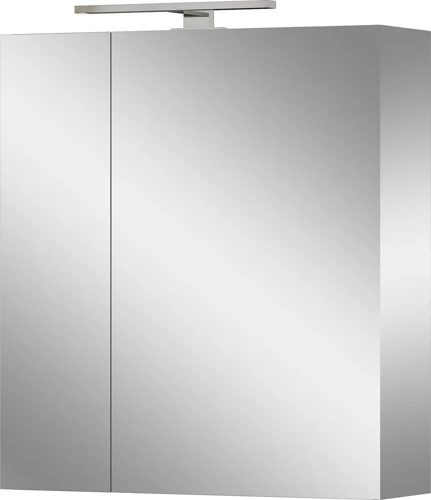 Szara szafka łazienkowa 60x71 cm – Germania