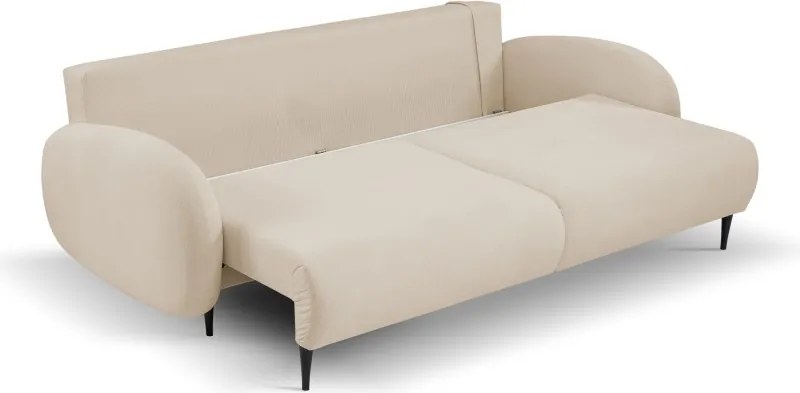 Sofa SOFT z funkcja spania i pojemnikiem BEŻOWY RUN AGAIN 06