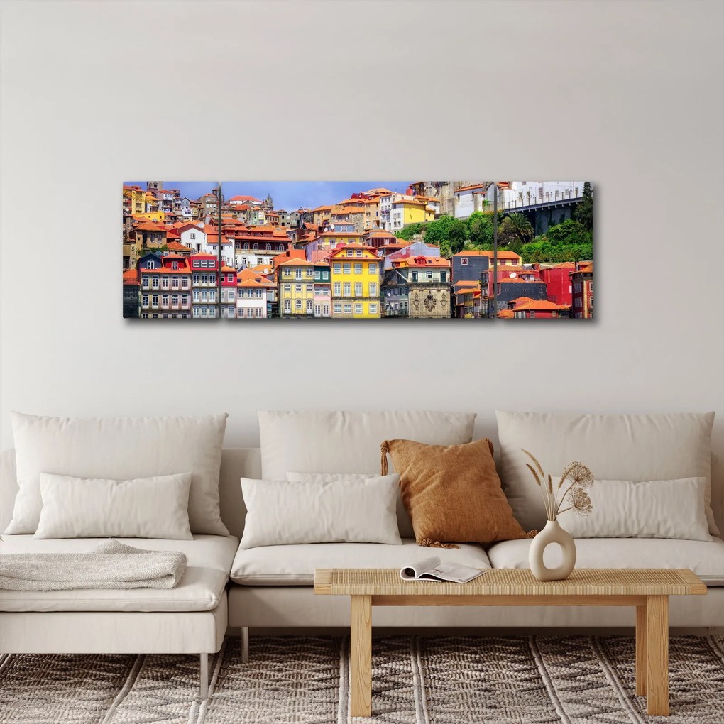 Obraz - Ribeira, Portugalia (170x50 cm)
