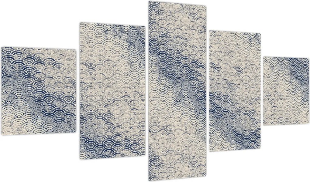 Obraz - Wzór fali (125x70 cm)