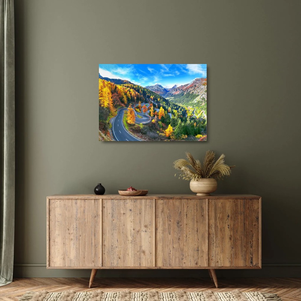 Obraz na szkle - Przełęcz Malajska (70x50 cm)