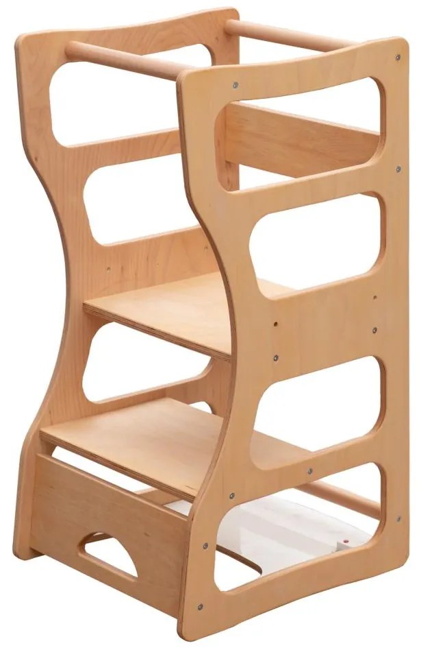 Wieża edukacyjna TWINN 83x45 cm brązowa