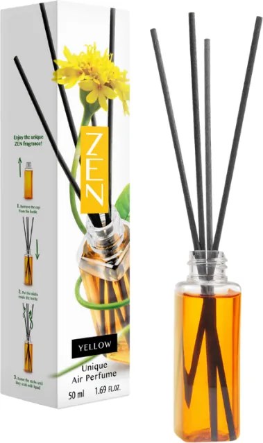 Pałeczkowy dyfuzor zapachowy ZEN YELLOW 50 ml