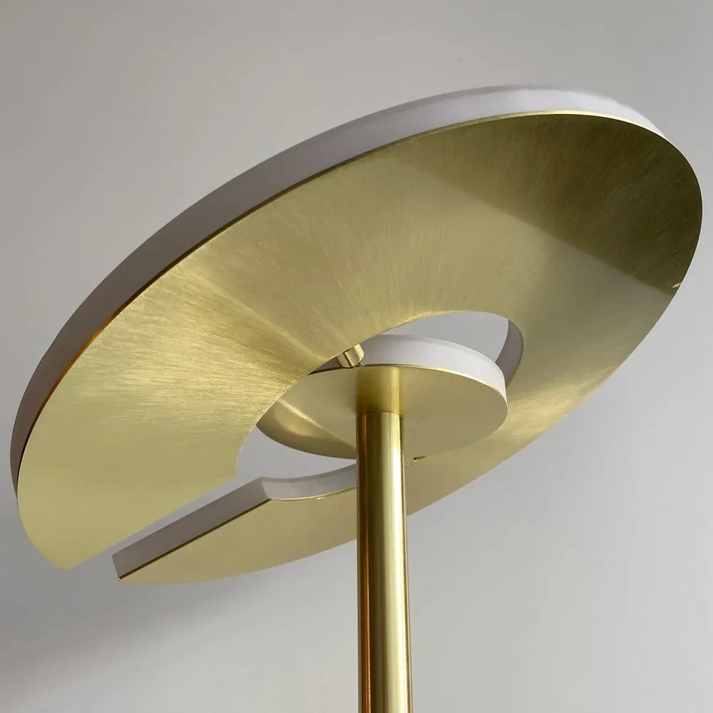 Lampa stojąca LED ze ściemniaczem w kolorze złota (wysokość 180 cm) Dent – Fischer &amp; Honsel