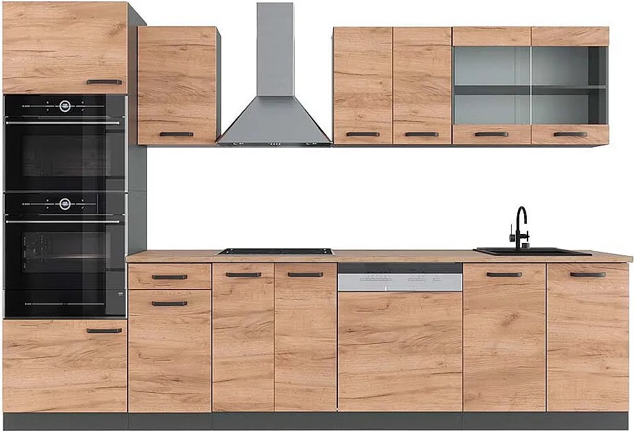 Aneks kuchenny złoty dąb power/antracyt 300x60x81.6 r-line