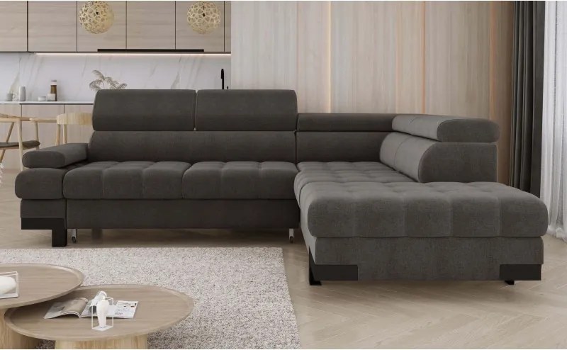 Narożnik SELVA L z funkcją spania i pojemnikiem AUSTIN 05 WERSAL