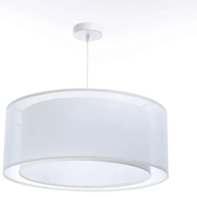 Biała okrągła lampa wisząca nad stół - S436 F0-F31