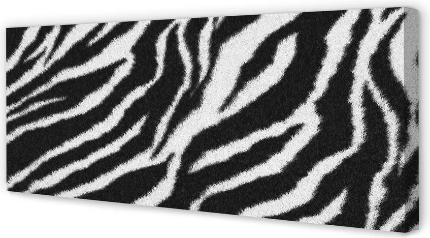 Obraz drukowany na płótnie Wzór Sierści Zebry