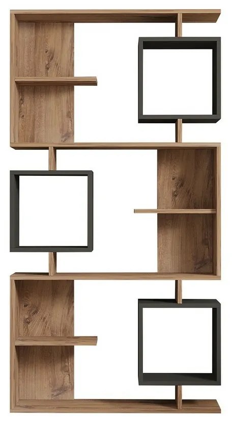Biblioteczka Icardi Anthracite i Atlantic Pine