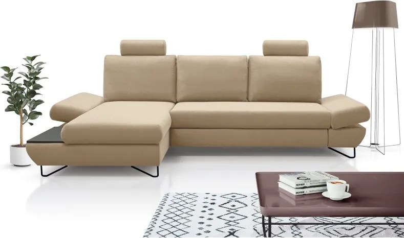 Narożnik LOFT z funkcją spania Regulowane zagłówki i podłokietniki Lewa strona Salvador 02