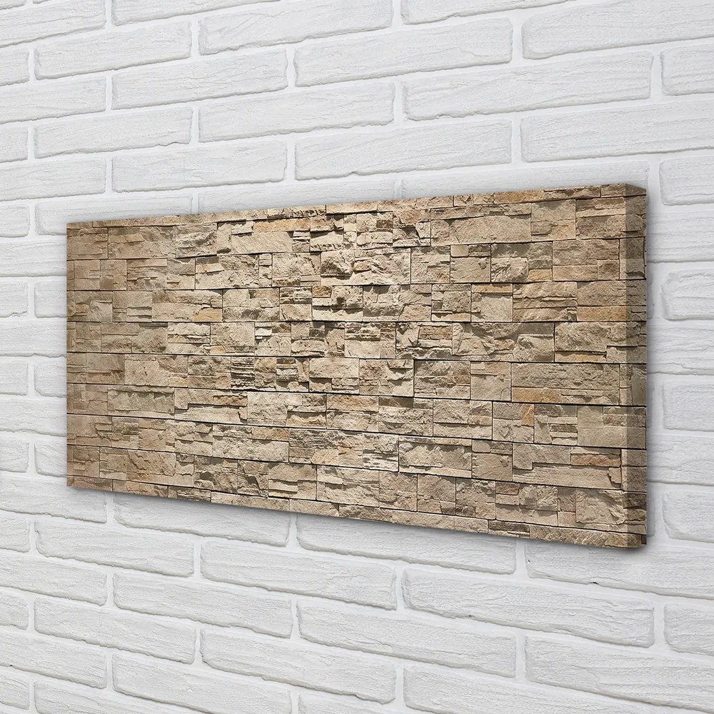 Obraz drukowany na płótnie Połączenie Cegły I Kamienia