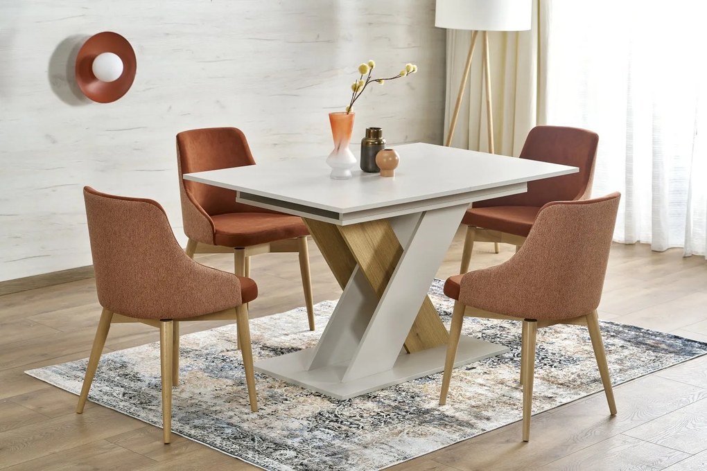 Stół do jadalni w kaszmirowym kolorze Xarelto Halmar