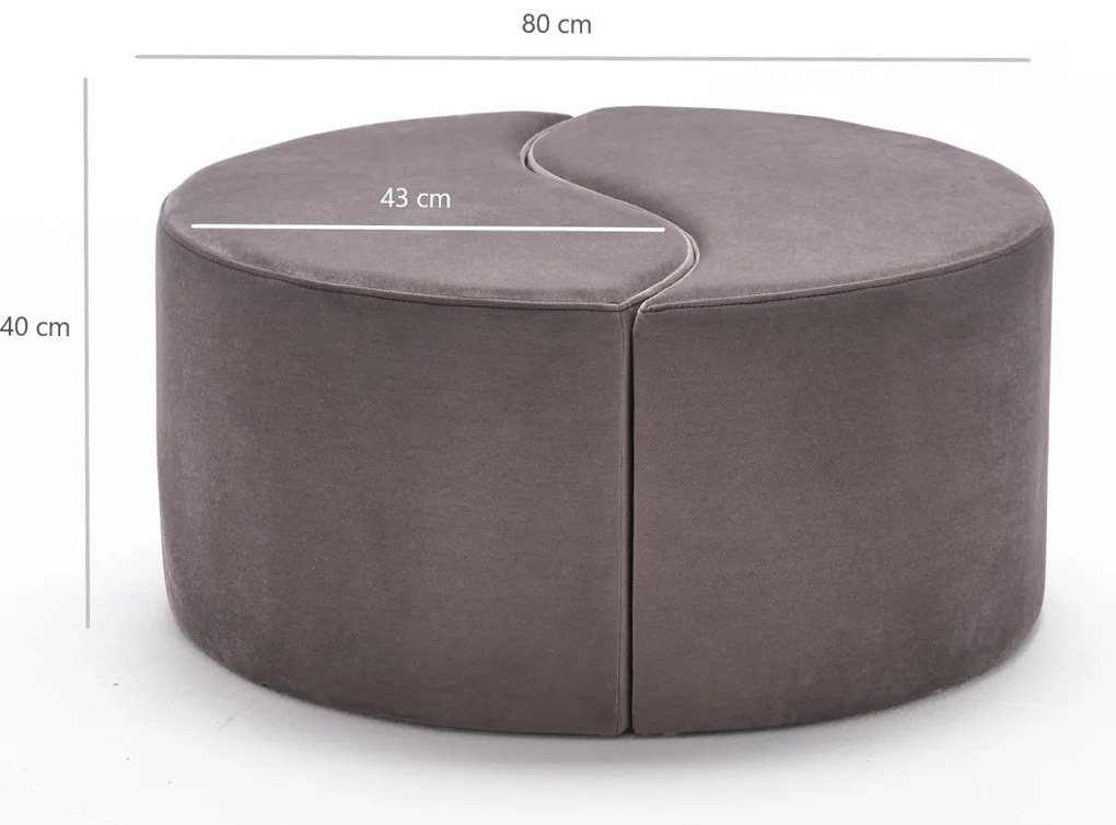 Taboret Alis Puf Mink