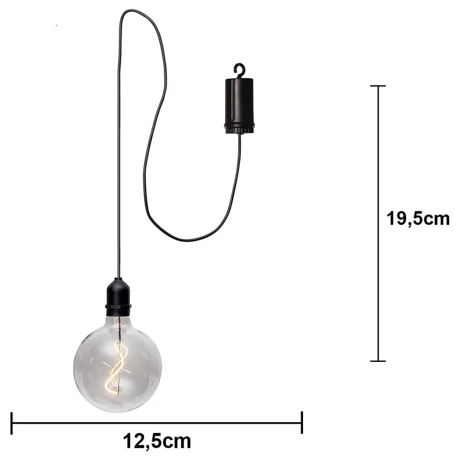 Lampa zewnętrzna LED na baterie ø 12,5 cm Bowl – Star Trading
