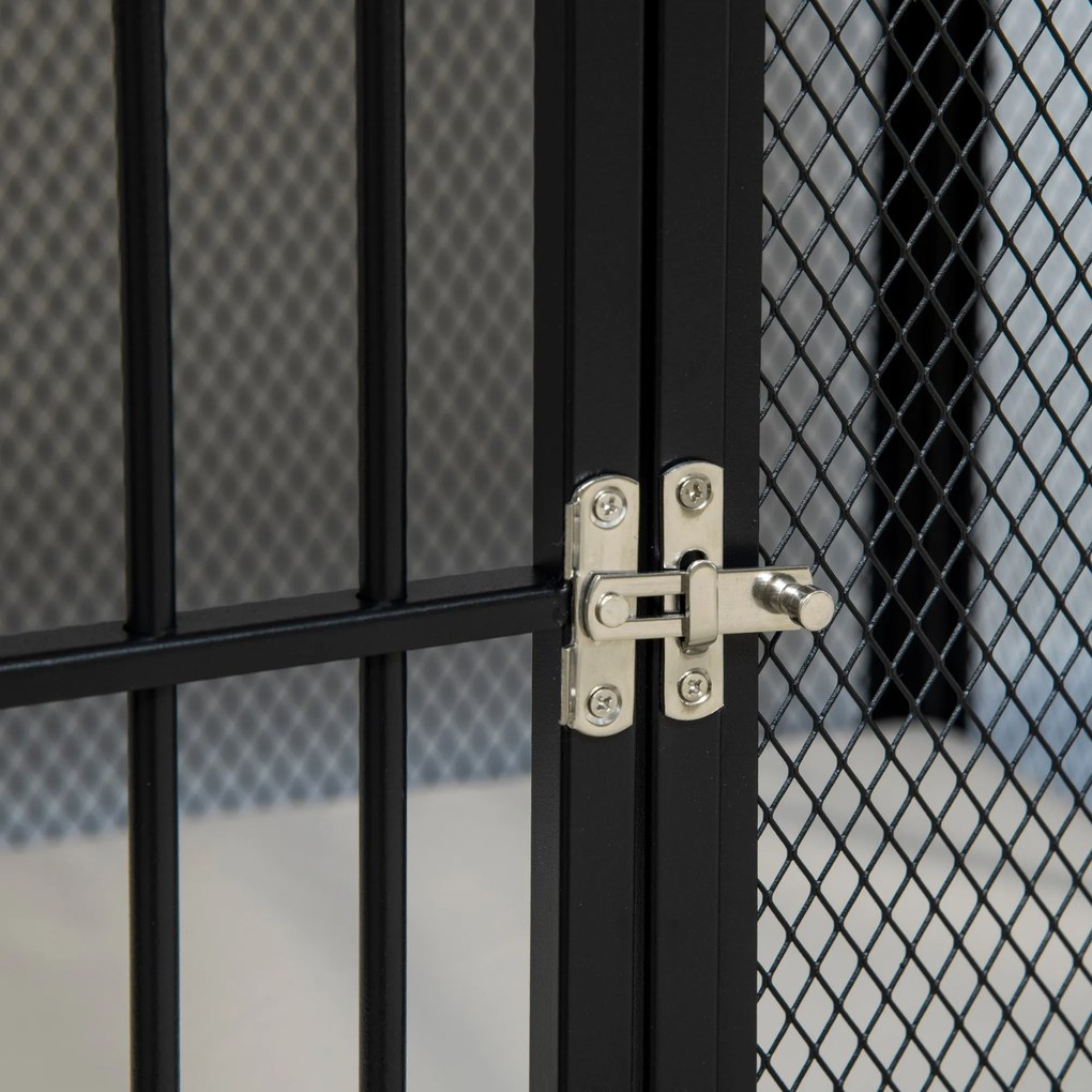 PawHut Wytrzymała klatka dla psa domek dla zwierząt domowych metalowa składana boks dla psa | Aosom PL