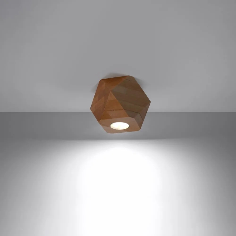 Lampa punktowa w naturalnym kolorze 12x12 cm Vige – Sollux