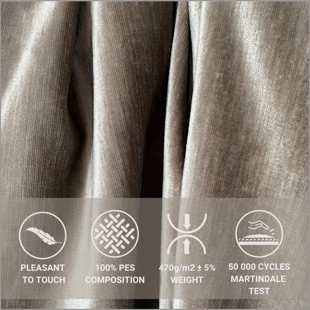 Jasnobrązowe łóżko kontynentalne ze schowkiem 140x200 cm Ava – Maison de Rêve