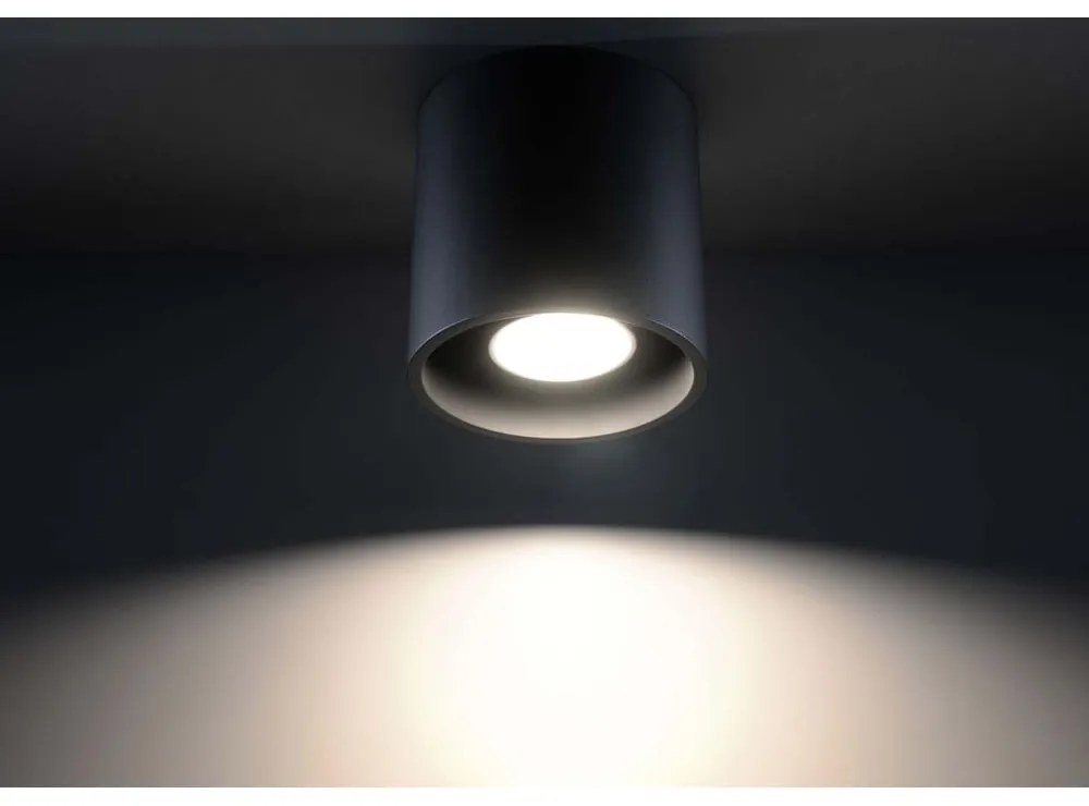 Czarna lampa sufitowa Nice Lamps Roda