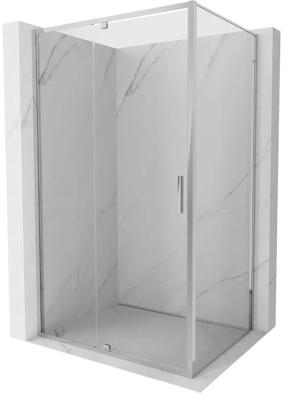 Mexen Exo kabina prysznicowa uchylna 100 x 120 cm, transparent, chrom - 819-100-120-01-00