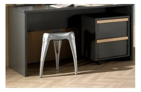 Ciemnoszara szafka dziecięca 48x60 cm London – Vipack