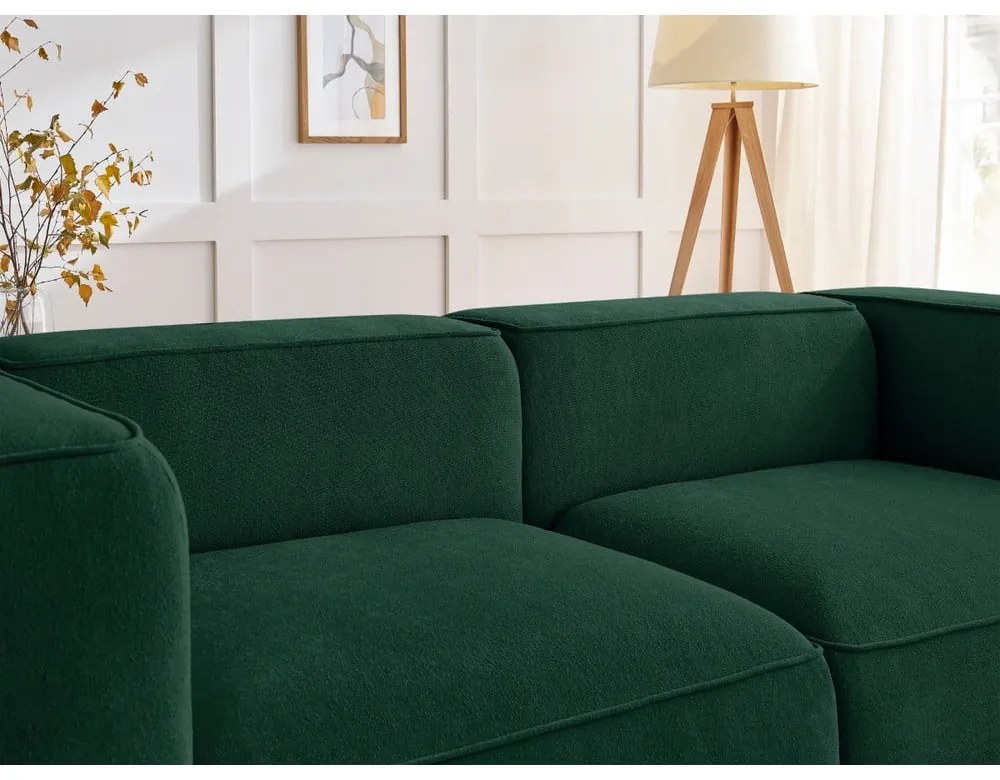 Ciemnozielona sofa 255 cm Zephyr – Bobochic Paris