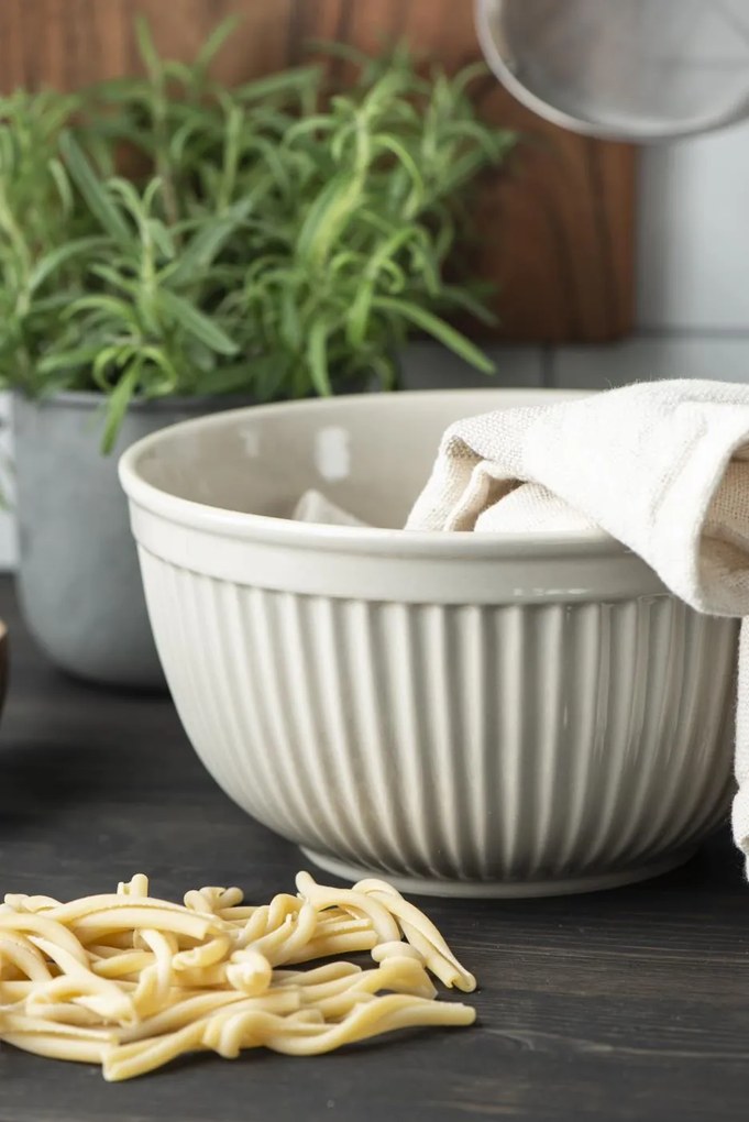 Kremowe ceramiczne miski MYNTE BUTTER CREAM, zestaw 3 sztuki